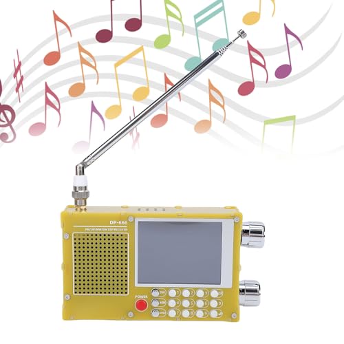 Radio portátil XUMIUZIY Full Band con pantalla LCD táctil 2.8" miniatura 2