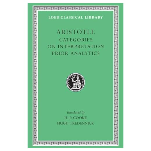 Categories. On Interpretation. Prior Analytics
