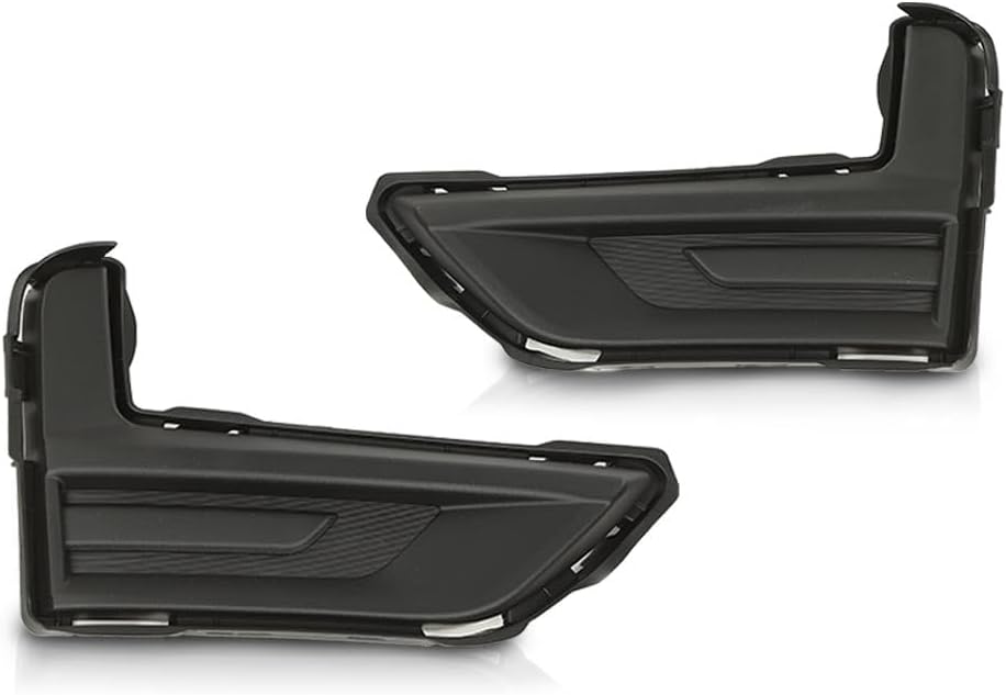 G-PLUS Front Bumper Fog Light Lamp Cover Grille Compatible with Nissan Rogue 2017-2020 622566FL0A, 622576FL0A Driver and Passenger Side