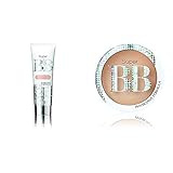 Physicians Formula Super BB All-in-1 Beauty Balm Cream, Light/Medium, 1.2 Ounce With Beauty Balm Powder, Light/Medium, 0.29 Ounce