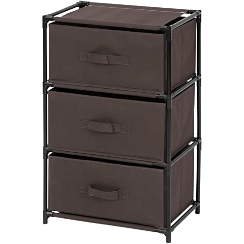 【ランドリーチェスト・収納・ランドリーボックス】 武田コーポレーション(Takeda corporation) ブラウン 42×28.5×65.5cm ランドリーチェスト3段ブラウン 81379BR