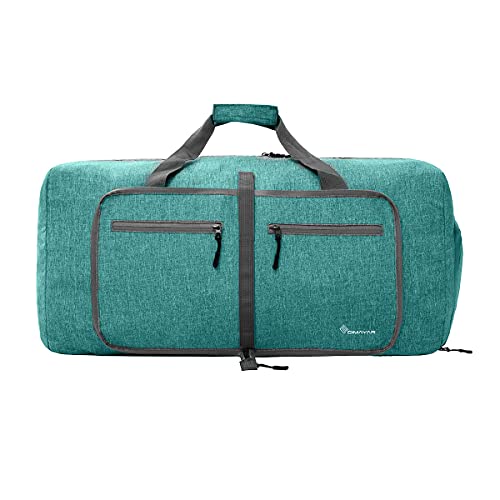 Duffel Bag 40L Packable Duffle Bag with Shoes Compartment Unisex Travel Bag Water-Resistant Duffle Bag(Mint Green,40L)