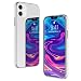 Produktbild NALIA Spiegel Hartglas Hülle kompatibel mit iPhone 12 / iPhone 12 Pro, Mirror Hard-Case 9H Tempered Glass Cover & Silikon Bumper, Kratzfeste Handyhülle Schutzhülle Backcover Handy-Tasche - Silber
