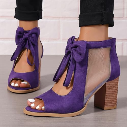 Chunky Heels For Women Wedding Block Heels Open Toe Ankle Strap Heeled Sandals Comfortable Party Dress Pumps Shoes3