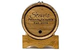 Custom Engraved 2 Liter Oak Barrels for Aging Whiskey, Rum, Tequila, Bourbon, Scotch and Wine (2 lit