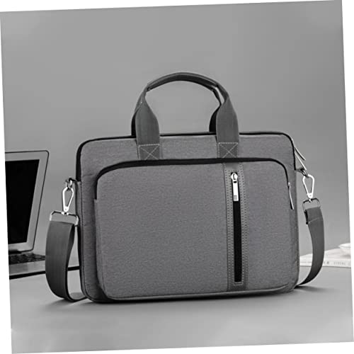 Bolso de mano para laptop con doble zipper y relleno a prueba de golpes miniatura 3