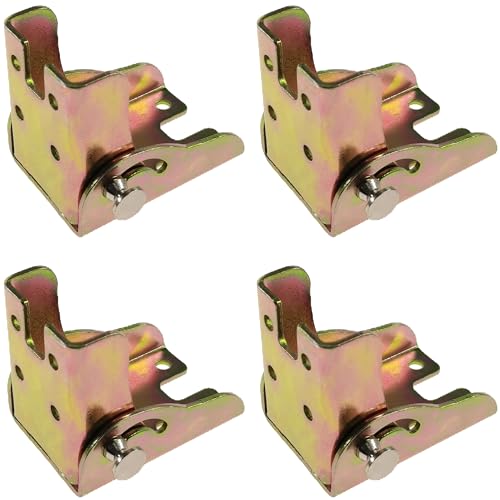 4 PCS 90 Degree Self Locking Foldable Hinges,Folding Table Legs,Support Brackets, 65x 45 mm - Image 4