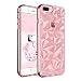 BENTOBEN Case for iPhone 8 Plus/7 Plus 5.5 Inch, Super Slim Sleek Girly Shock Proof Non Slip Protection Soft TPU PC Bumper Girls Women Phone Covers for Apple iPhone 8+/7+ Plus, Rose Gold