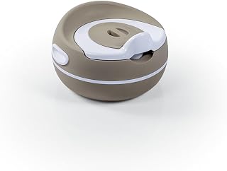 Dolu Nuve Portable Potty Training Chair with High Backrest, Stone Grey