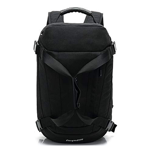Xennos Backpacks - EURCOOL Brand New Fashion Large Capacity Men Women Backpack Waterproof Versatile Travel Backpacks n2502 - (Color: Black)