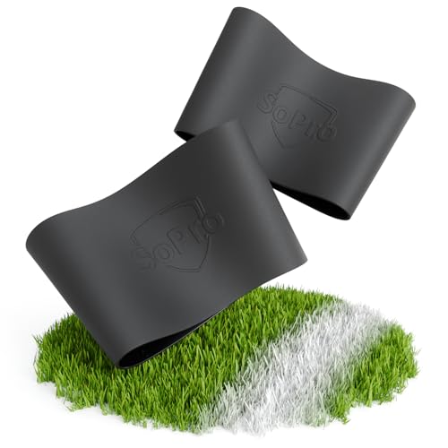 SoPro Fußball Schienbeinschonerhalter - rutschfeste Stutzenhalter Fussball aus Silikon Sorgen für stabilen Halt - Schienbeinschoner Halter Fussball für Herren, Damen & Kinder