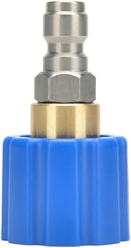 MJJC Foam Cannon Connector Compatible with S and Pro Since V2.0 for 1/4 inch Quick Release ConnectionBlue Color Version