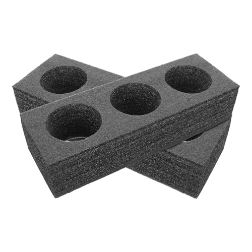 Didiseaon Portabicchieri Da Esterno e Supporto Per Imballaggio Bevande in Lana Di Perle, Leggero e Portatile, Set Da 2 Pezzi Per Picnic, Ufficio e Asporto