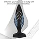 Elektrostimulation Silikon Analplug Set, Elektrische Stimulation Dilator SM Extrem Fetisch Buttplug mit Elektroshock Prostata-Massage Sex toy Masturbation Fetisch Analsexspielzeug für Männer Frauen