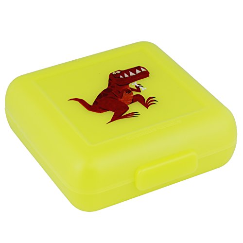 Crocodile Creek Kids Eco Reusable Dinosaur T-Rex Sandwich Keeper, Green