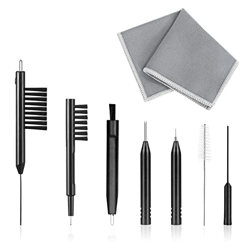 Herramientas de Limpieza de Audífonos Set de Limpieza de Audífonos Cepillo de Limpieza para Amplificador de Audífonos 8 Piezas