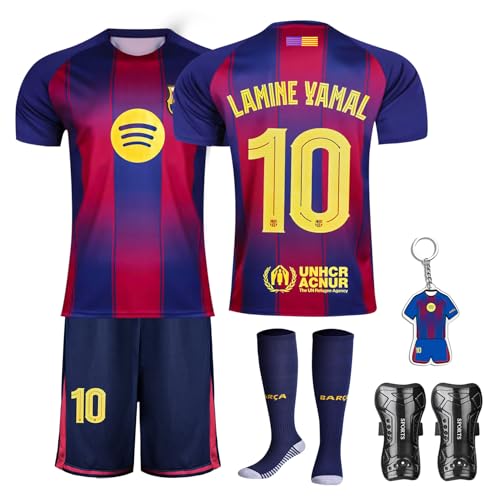 Neiclsy Nr.10 Kinder Fußball Trikots, Trikot Kinder, Fussball...