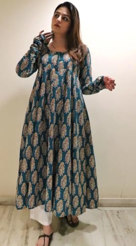 Image of Alvami Women's Anarkali Kurta and Pant Set with Dupatta