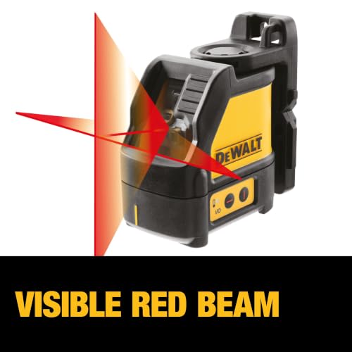 DEWALT Line Laser, Self-Leveling, Cross Line, Red Beam (DW088K) - image 4