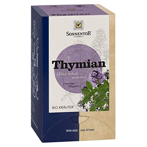 Sonnentor Bio Thymiantee Doppelkammerbeutel (1 x 18 Btl) für 6,73 EUR bei amazon.de Bild: Sonnentor Bio Thymiantee Doppelkammerbeutel (1 x 18 Btl) für 6,73 EUR bei amazon.de