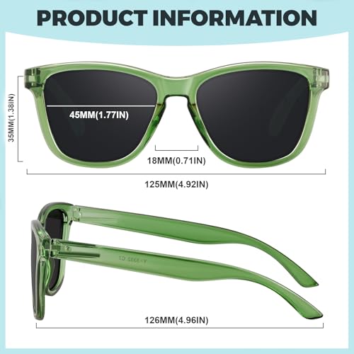 Image of Kids Polarized Sunglasses for Girls Boys UV400 Protection Classic Fashion sun Glasses Lightweight Material Age 3-10