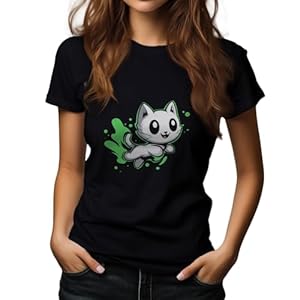 HERCHA T Shirts for Women Crew Neck Comfy Cotton Short Sleeve Shirts Casual Fashion Cute Graphic Tee Shirt Summer Tops