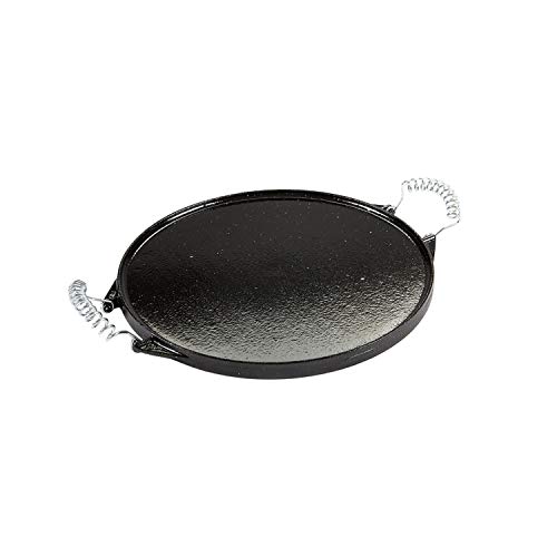Guison - Plancha De Hierro Fundido Esmaltada - Tamaño : 25 Cm