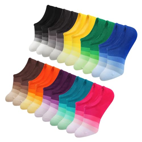 Image of IDEGG No Show Socks Women 10 Pairs Low Cut Anti-Slid Athletic Casual Socks