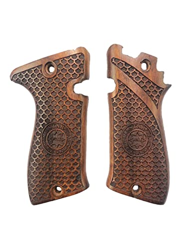 Poignée Pistolet Victorious Star en bois de noyer fait main pour Modèle F 22