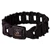 Phiten Fuse Titanium Bracelet, Fuse Brown, 6.75-Inch