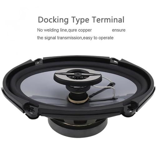 Altavoces estéreo de coche con alta sensibilidad y sonido coaxial de gama completa 3