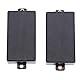 2-teilige Humbucker-Tonabnehmerabdeckungen, robuste Gitarren-Tonabnehmerabdeckungen Versiegelte Ersatzteile für E-Gitarren(Schwarz)