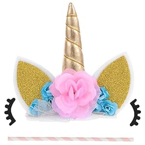 Cabilock Chique Eenhoorn Cake Pick Eenhoorn Cake Topper Cake Versiering Cake Decoratie