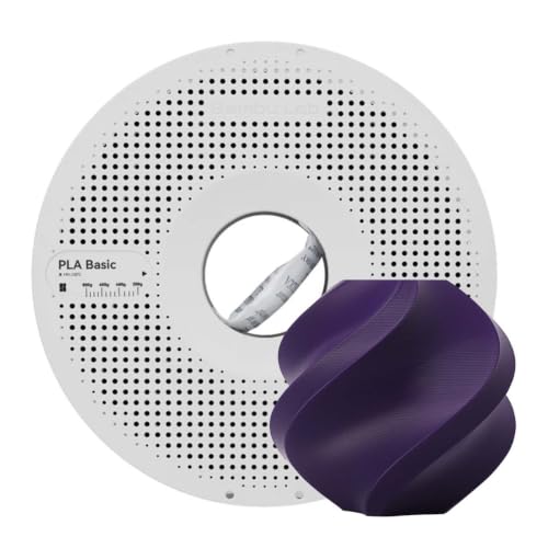Image of Bambu Lab PLA Filament Matte 3D Printer Filament 1.75mm PLA 1kg High Tenacity - Indigo Purple (10701) - Spool