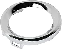 Vista 5 de For Jeep Renegade 2019 2020 2021 Fog Light Trim Driver and Passenger Side Pair Chrome Round ABS Plastic Replacement For CH1038208