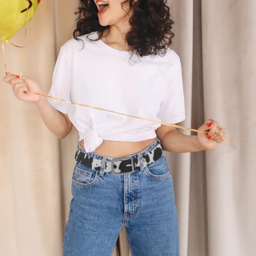 KESYOO Cow Print Leather Dress Belt, Adjustable Waist Belt for Women, PU Material, One Size Fits Most, Body Shaper, Chinese New Year Party Favor3