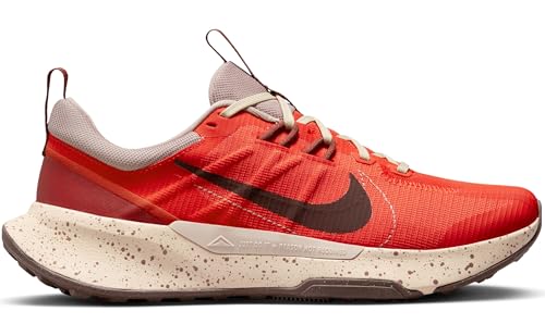 NIKE Tênis masculino de corrida baixo, Cinza-acinzentado difuso da terra vermelha picante, 11.5