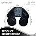 SHUERIET Women's Faux Fur Collar Scarf Wrap, Winter Warm Stole Shawl Shrug Neck Warmer Bridal Wedding Thanksgiving Christmas