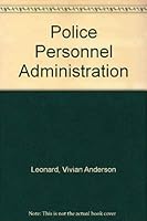 Police Personnel Administration 0398011036 Book Cover