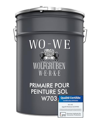 WO-WE Primaire spécial pour peinture sol W703 - Haute adhérence - Revêtements époxy, acryliques 2,5KG