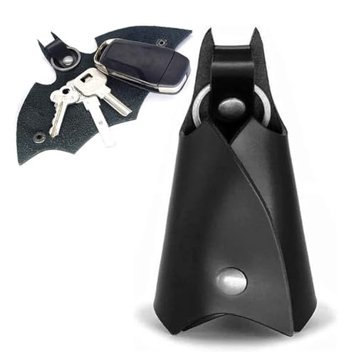 Ahaimy Llavero de Batman, Estuche de llaves de Batman de piel