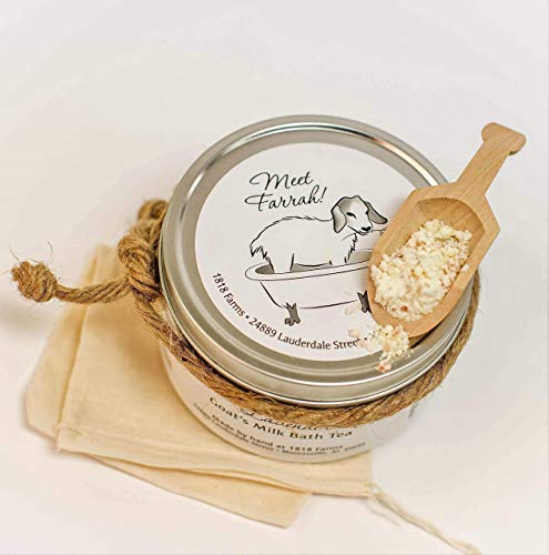 1818 Farms Lavender Goat's Milk Bath Tea, 9 Ounces, Lavender