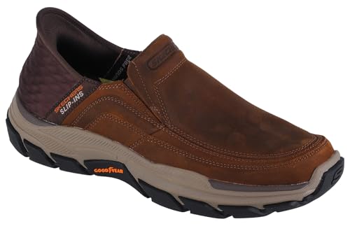 Image of Skechers Men's USA Respected - Elgin Moc Toe Leather Slip-Ins