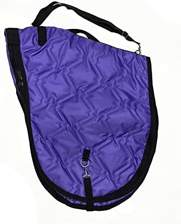 AJ Tack Wholesale English Padded Saddle Carrier Purple