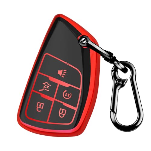 Coque de clé Chevy rouge pour Silverado 2500HD, l'accessoire idéal pour le quotidien et les chantiers