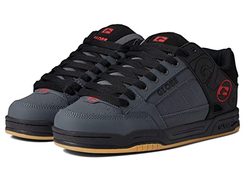 Image of Globe Men's Tilt Skate Shoe, Black /Grey /red, 11