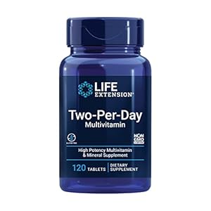 Life Extension Two-Per-Day High Potency Multi-Vitamin & Mineral Supplement – Vitamins, Minerals, Plant Extracts…