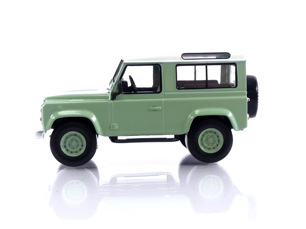 Norev 1:43 Land Rover Defender 1995 - Green & White, Multicolor - Image 2