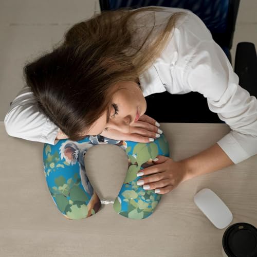 Almohada de viaje espuma viscoelástica tamaño único miniatura 6