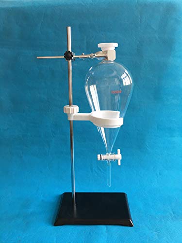 Entonnoir séparateur en verre 1000 ml pour distillation d'huiles